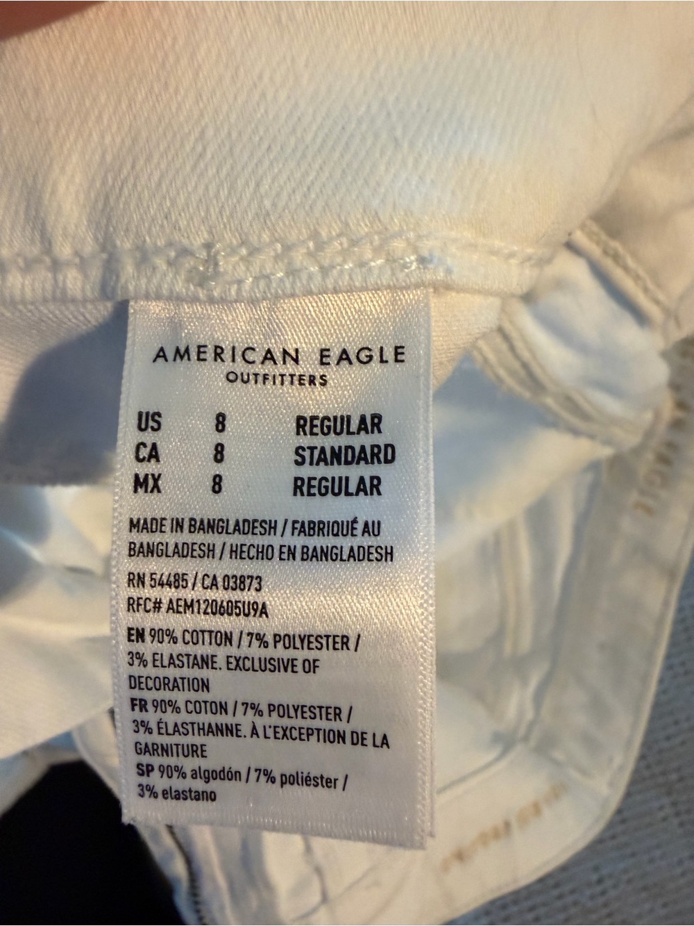 American Eagle Outfitters White Skinny Jeans - Picture 4 of 4